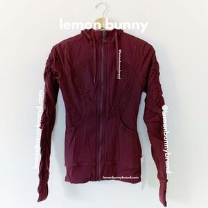 lululemon Dance Studio Jacket in Cassis/Heathered Cassis Size 4 Brand New NWT